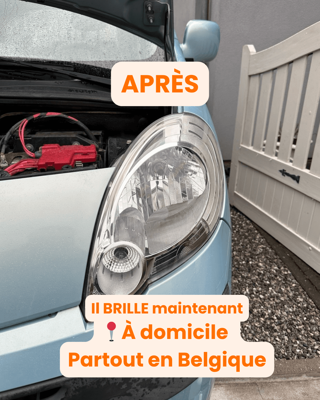 Phare rénové après intervention C'Rénové en Brabant wallon