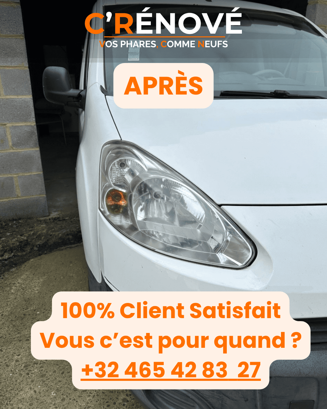 Phare après rénovation professionnelle C'Rénové